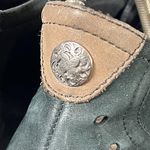 Cobb Hill Leather Suede Ankle Bootie Laurel Black Size US7.5 - Picture 4 of 8